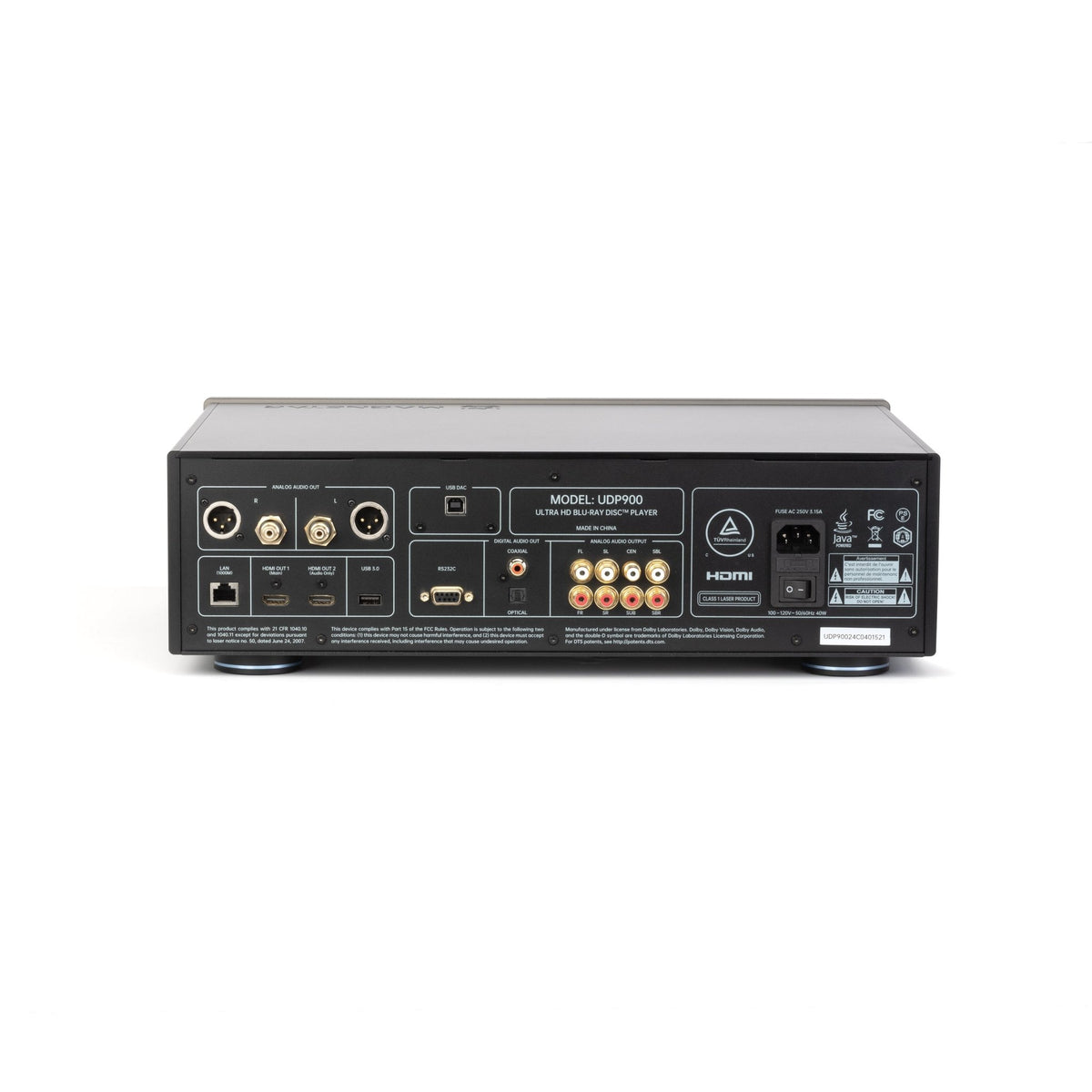 Magnetar UDP900 media player with advanced features for high-quality audio and video playback.