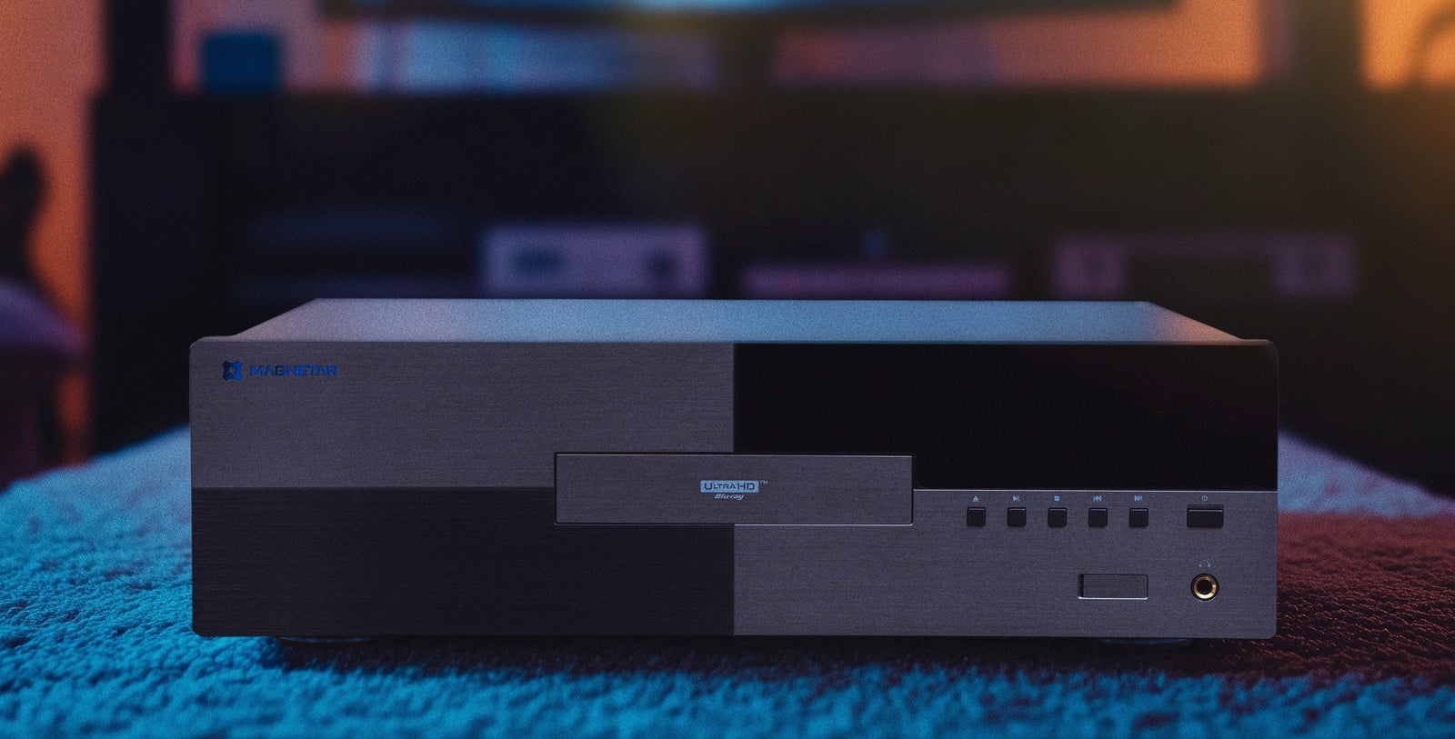 A Magnetar UDP900 MKII in a modern home theater environment.