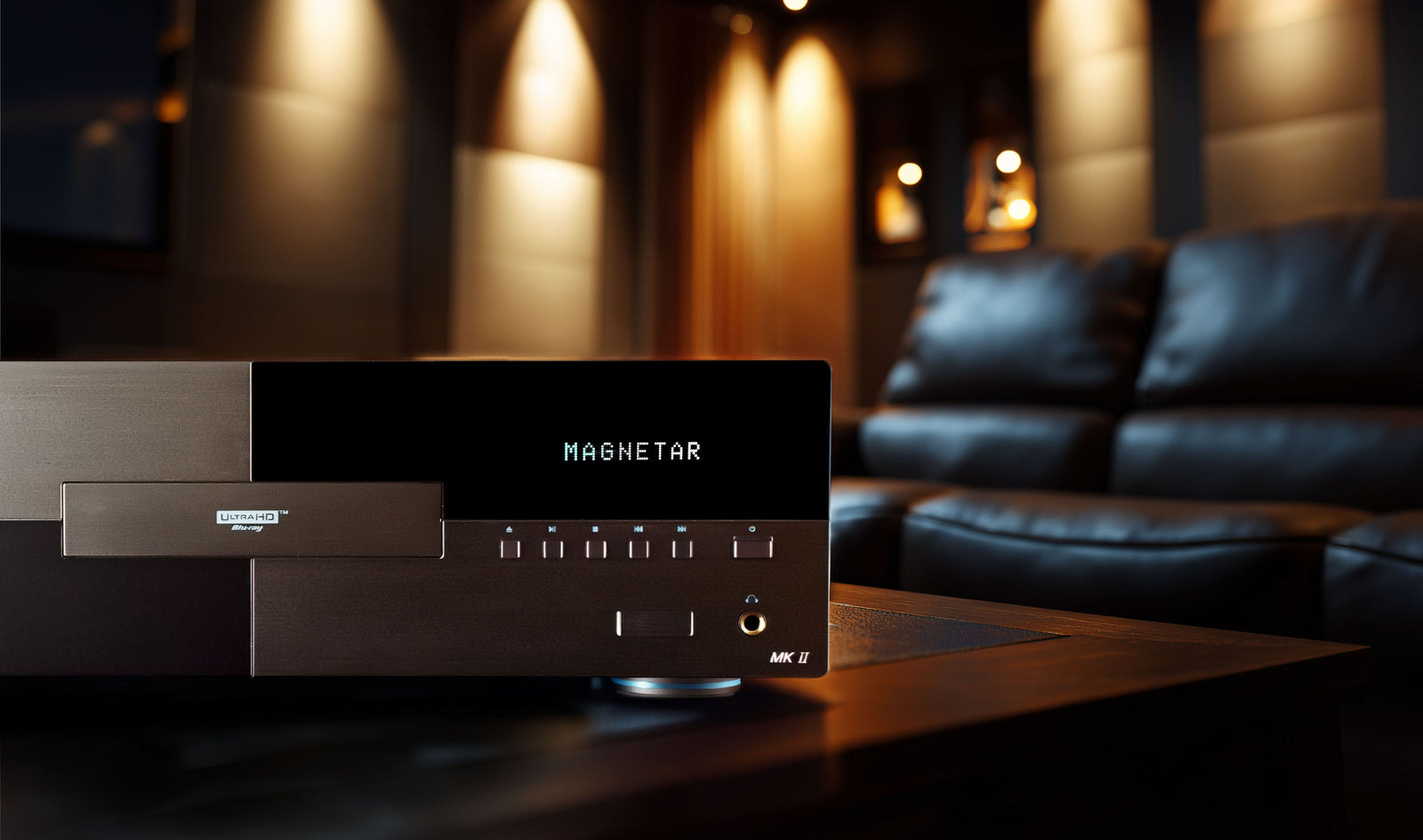 Magnetar UDP900 MKII in a luxury home theater environment.