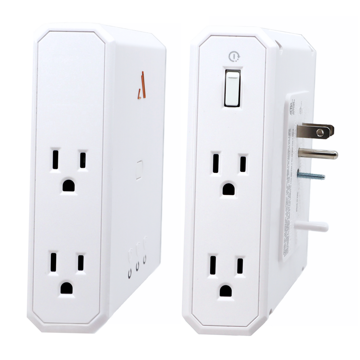 III Series \\ Power 4-Outlet Surge Protector, Luxe White