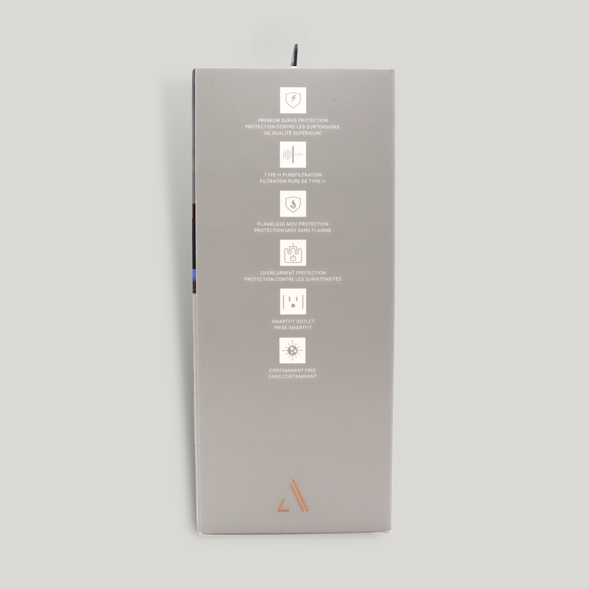 III Series \\ Power 4-Outlet Surge Protector, Luxe White